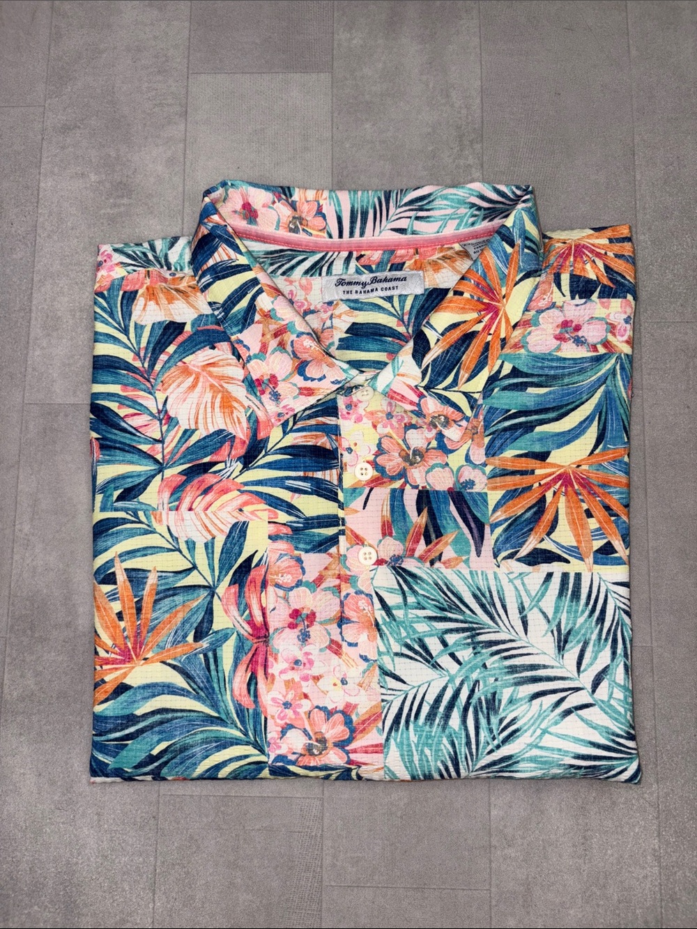 Tommy Bahama Athletic Lightweight Floral Polo